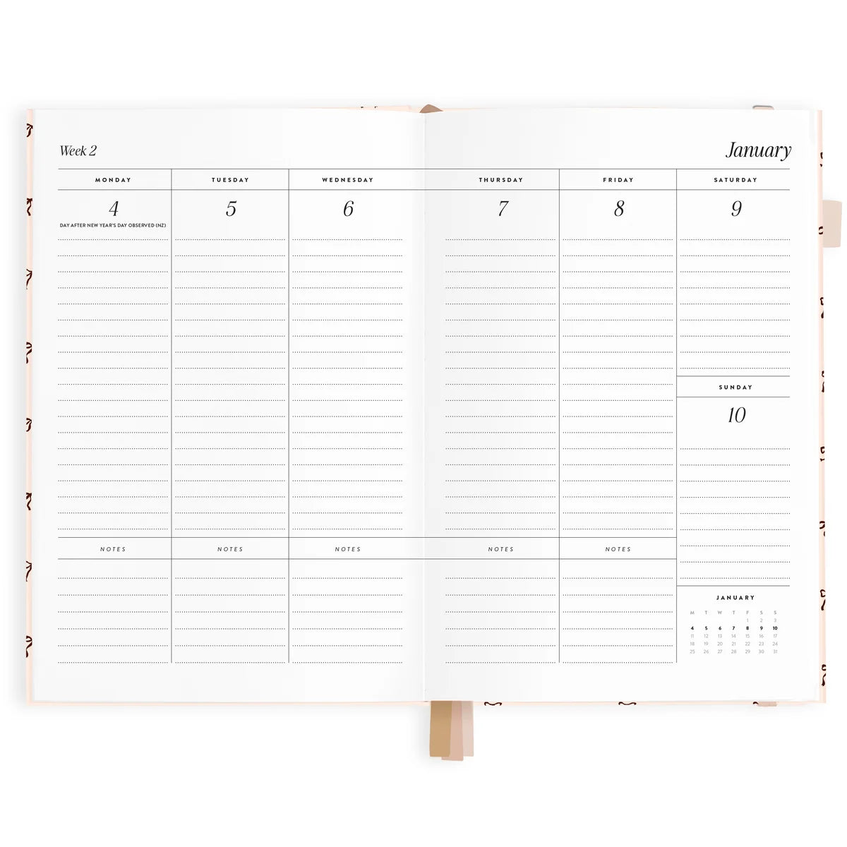 2027 A5 Vertical Planner | French Bows