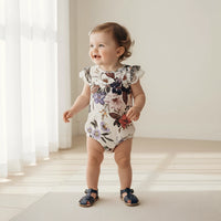 Baby Girls Knit Romper | Native Floral