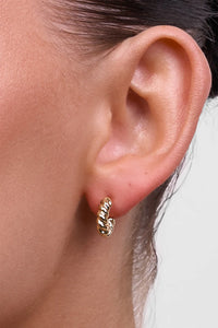 Phoebe Gold Rope Earring