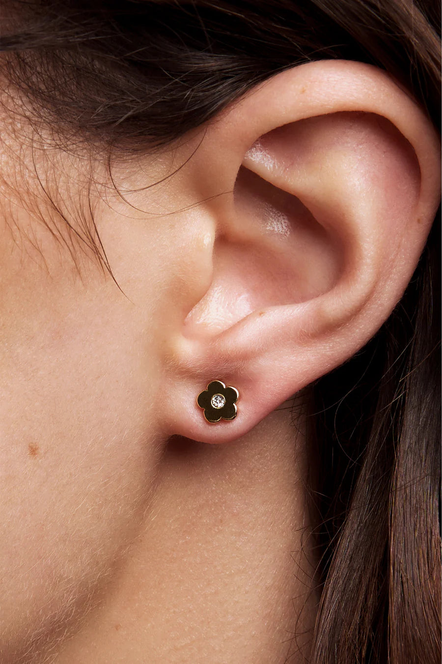 Petite Poppet Gold Earring