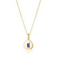 Muse Necklace | Created Sapphire