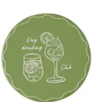 Happy Hour Ceramic Coaster