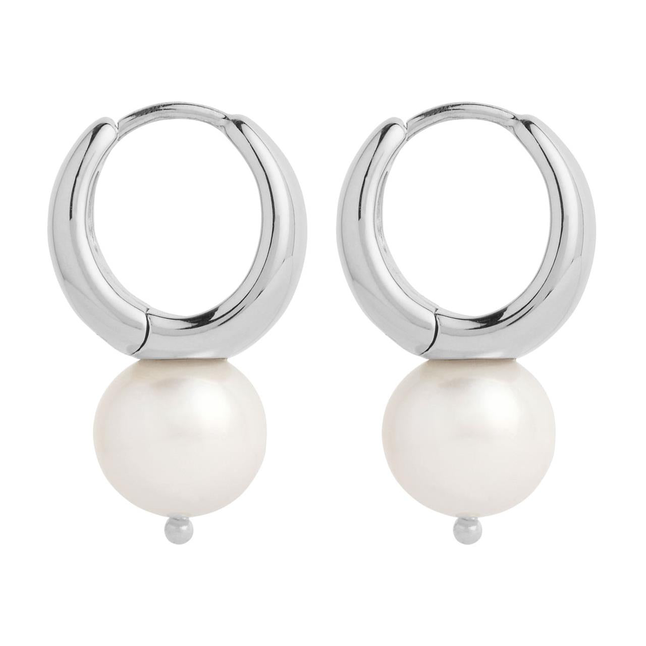 Solana Silver Pearl Earring