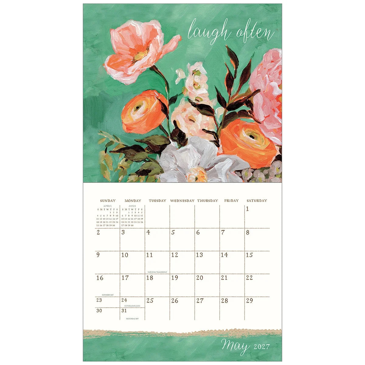 Live Simply 2027 | Wall Calendar