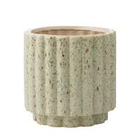 Barona Cer Pot | Green/Brown