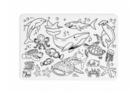 Reusable Silicone Drawing Mat | Sea Animals