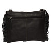 Mornington | Cowhide Sling Bag With Turquoise Stonework and Fringes