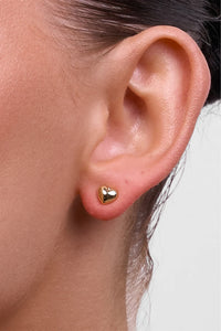 Winnie Gold Heart Earring
