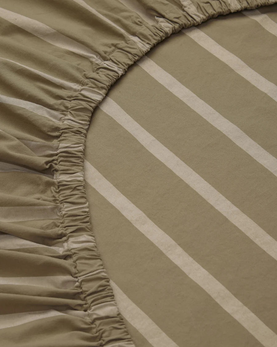 Fitted Sheet | Sage Stone
