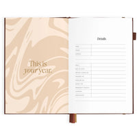 2027 A5 Vertical Planner | Chocolate