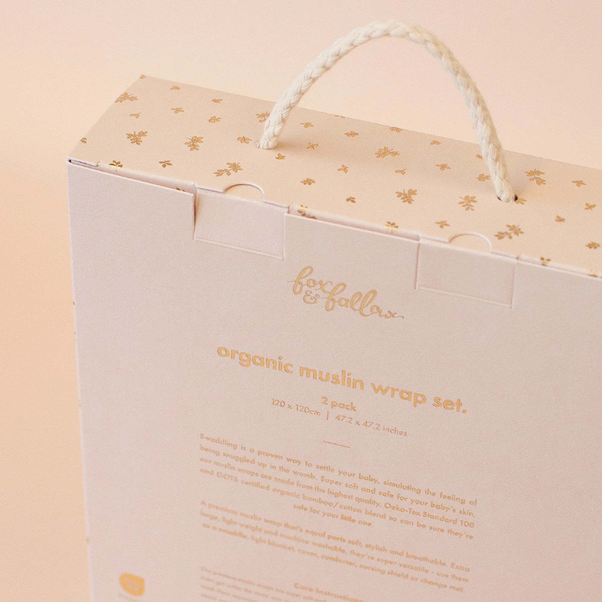 Meadow / Sweet Pea Organic Muslin Wrap Set