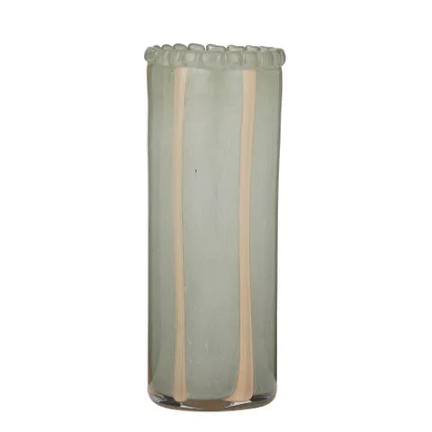 Pettine Glass Vase | Steel