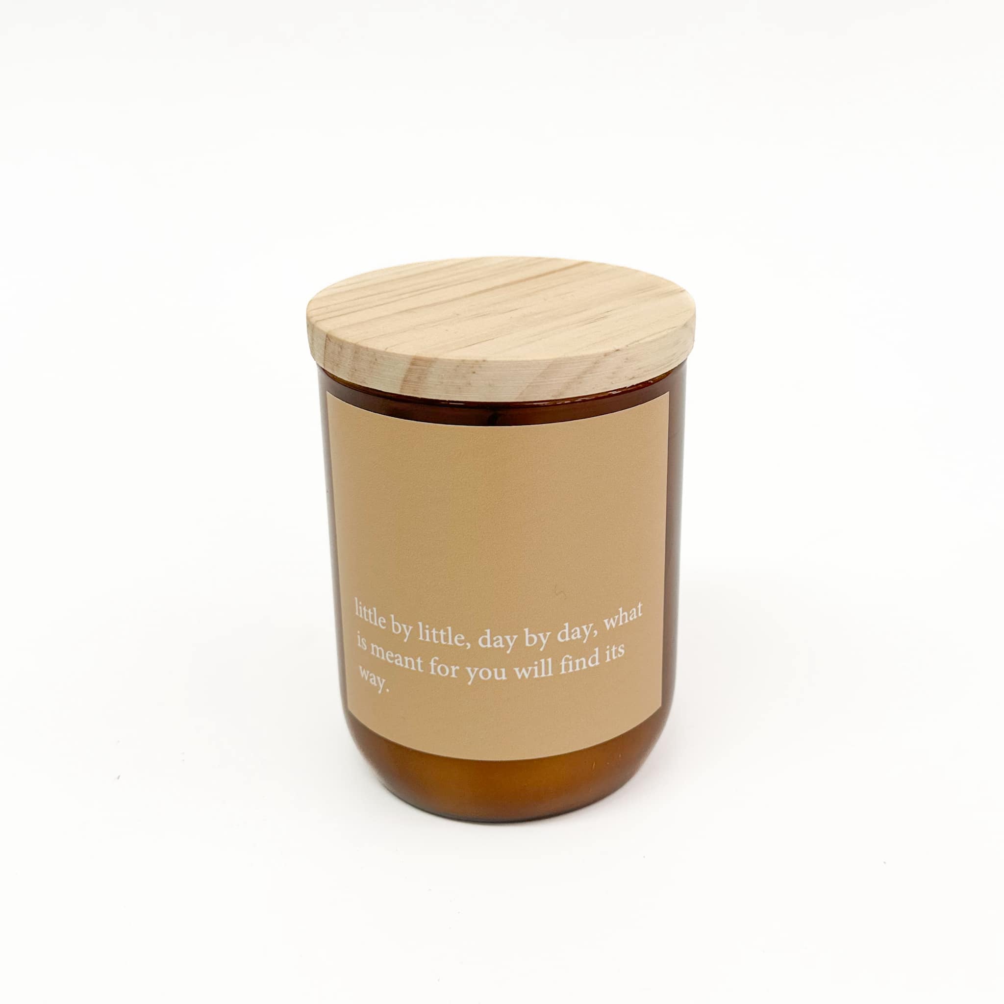 Heartfelt Quote Candle | Little by Little