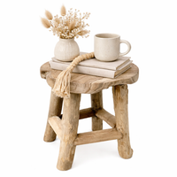 Lesung Timber Round Stool