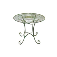 Florentine 90cm Metal Table Green