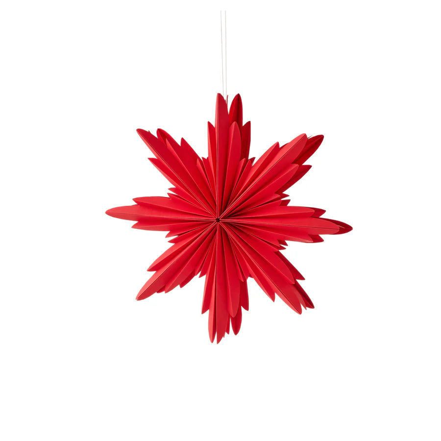 Natalia Paper Red Star Decoration