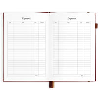 2027 A5 Horizontal Planner | Cherry