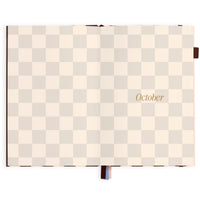 2027 A5 Academic Vertical Planner | Chocolate Stripe