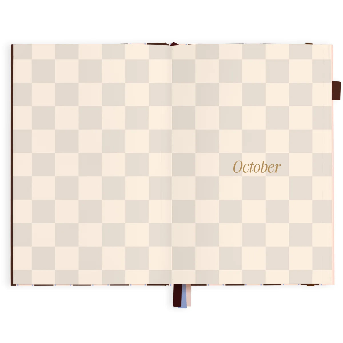 2027 A5 Academic Vertical Planner | Chocolate Stripe