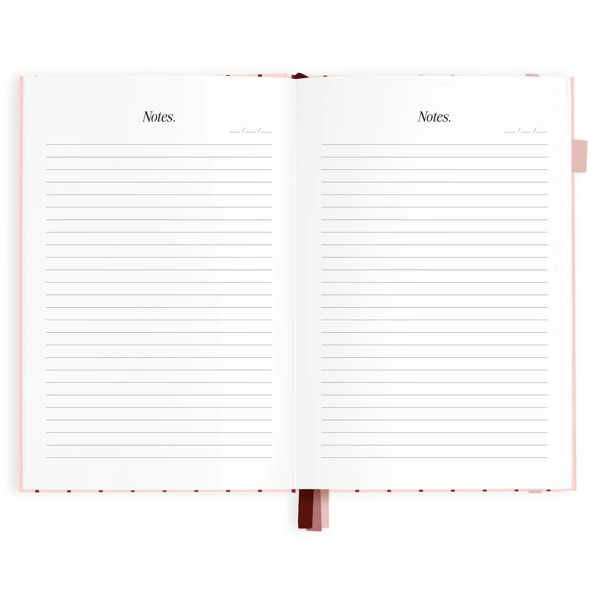 2027 A5 Horizontal Planner | Rosé Pinstripe