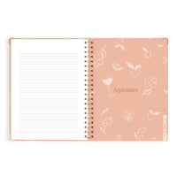 2027 A4 Academic Vertical Planner | Amalfi Peach