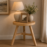 Elm Round Side Table | 50cm