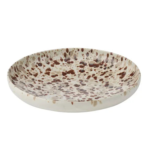 Dakota Ceramic Tableware | Ivory/Choc