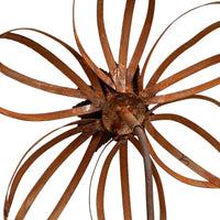 Silhouette Flower Stake Rust