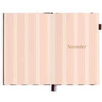 2027 A5 Academic Vertical Planner | Chocolate Stripe
