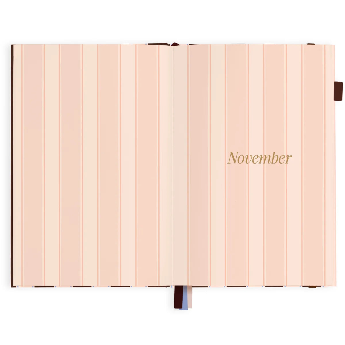 2027 A5 Academic Vertical Planner | Chocolate Stripe
