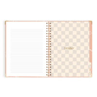 2027 A4 Academic Vertical Planner | Amalfi Peach
