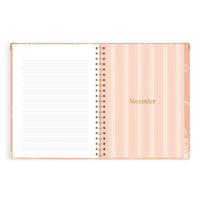 2027 A4 Academic Vertical Planner | Amalfi Peach