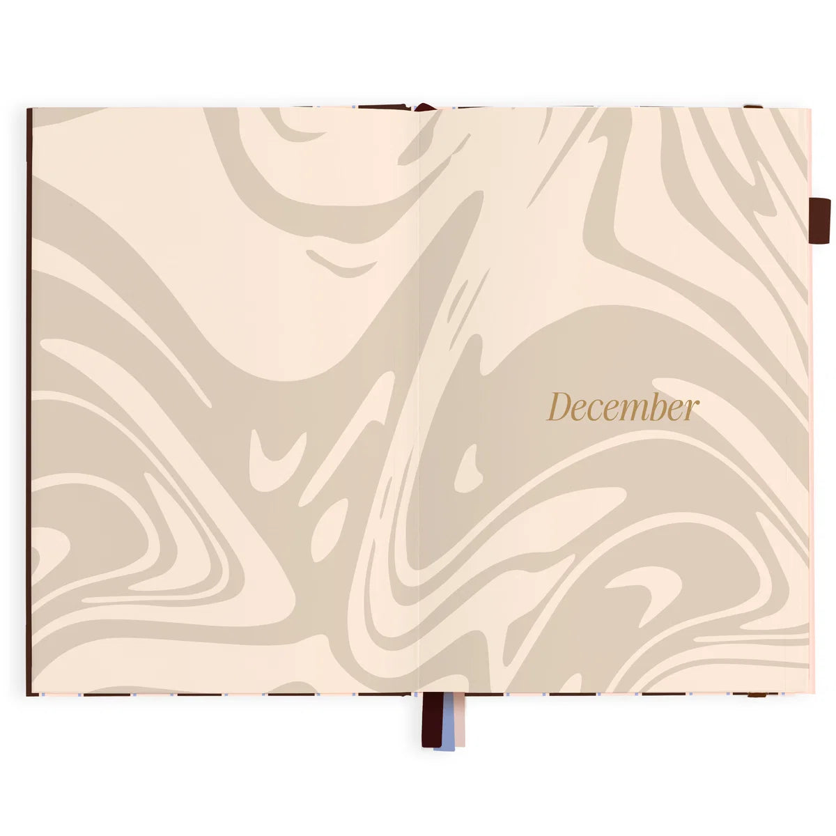 2027 A5 Academic Vertical Planner | Chocolate Stripe