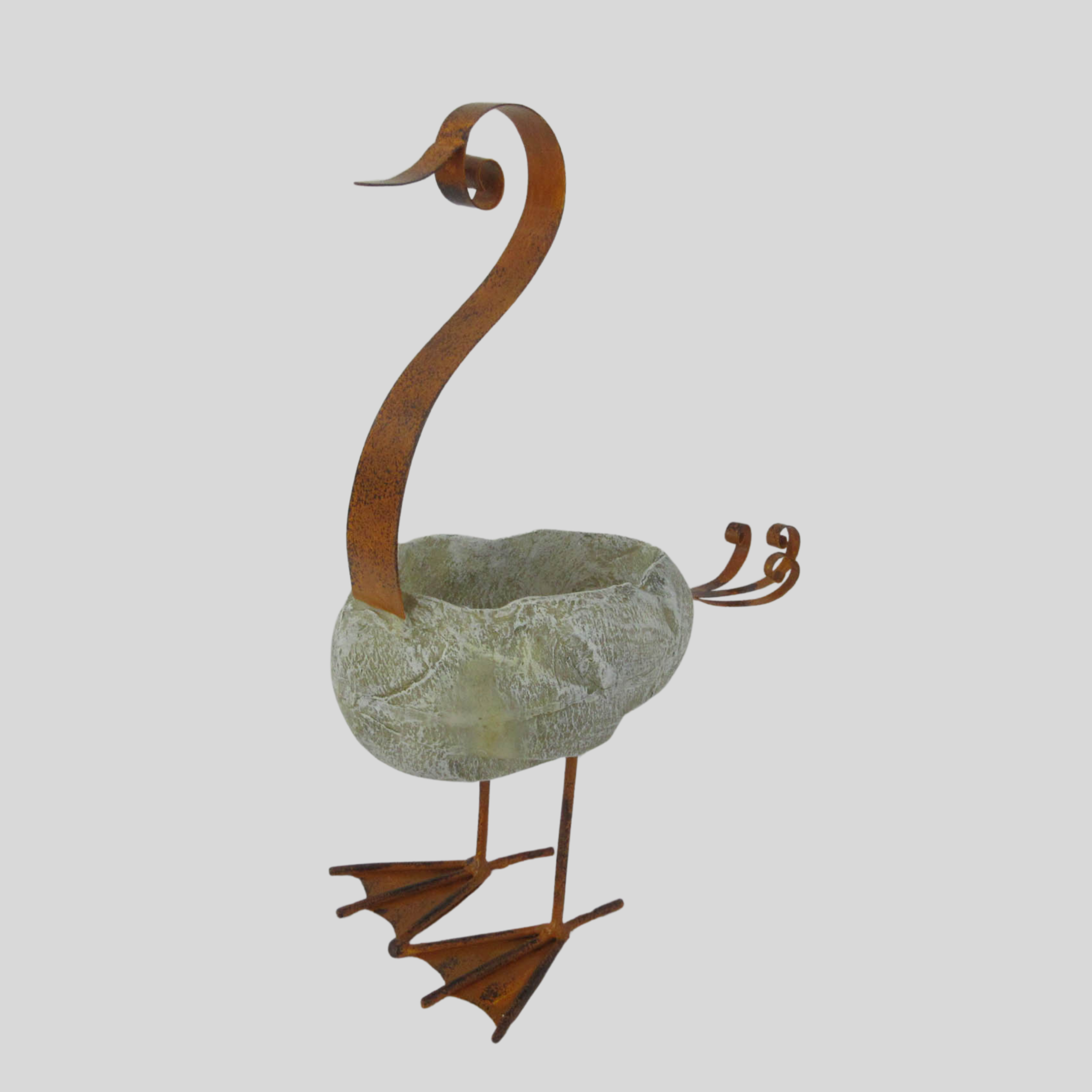 Rustic Duck Planters