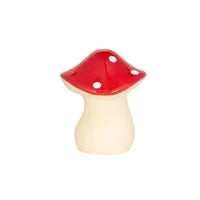 Mushroom Standing Red White Large Ceramic