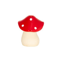 Mushroom Standing Red White Large Ceramic