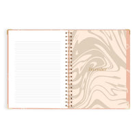 2027 A4 Academic Vertical Planner | Amalfi Peach