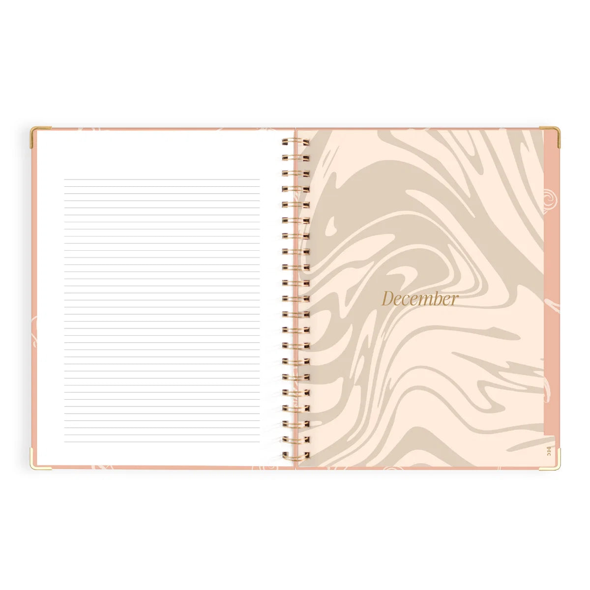 2027 A4 Academic Vertical Planner | Amalfi Peach