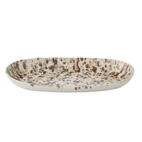 Dakota Ceramic Tableware | Ivory/Choc