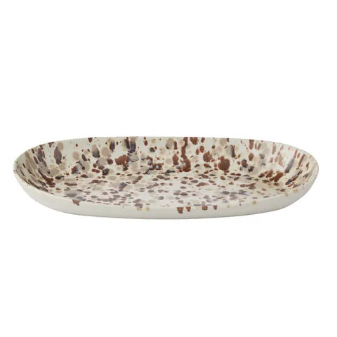 Dakota Ceramic Tableware | Ivory/Choc