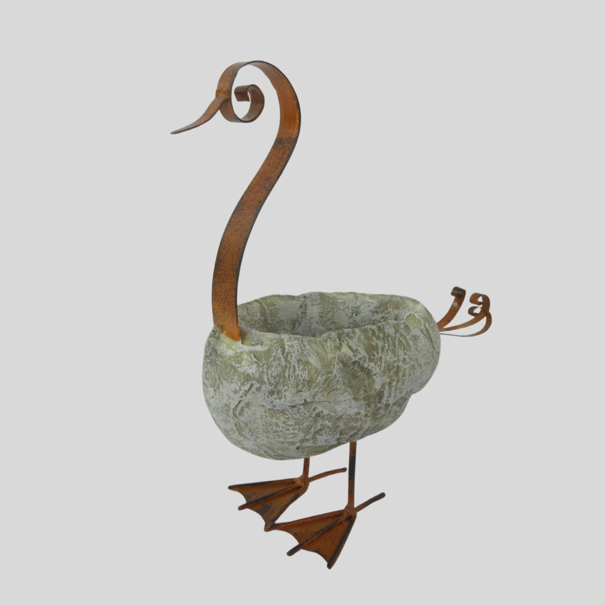 Rustic Duck Planters