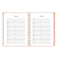 2027 A4 Academic Vertical Planner | Amalfi Peach