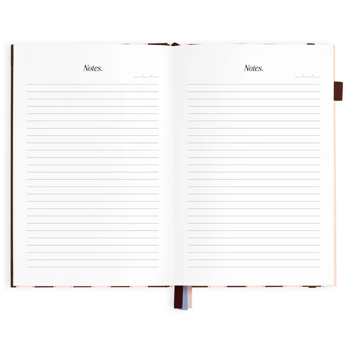 2027 A5 Academic Vertical Planner | Chocolate Stripe