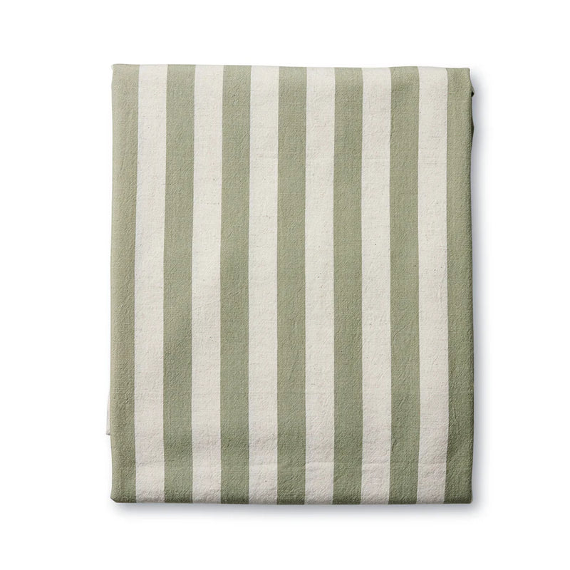 Estelle Green Stripe Napery