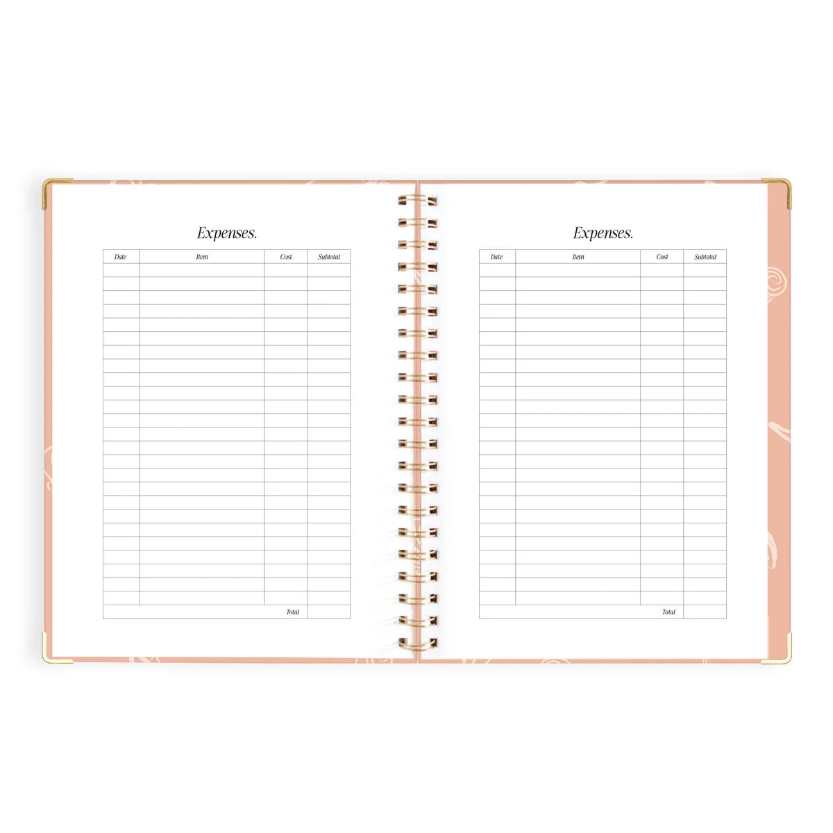 2027 A4 Academic Vertical Planner | Amalfi Peach
