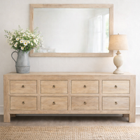Elm 8 Drawer Sideboard
