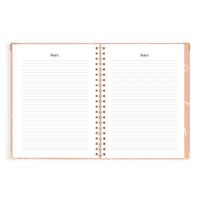 2027 A4 Academic Vertical Planner | Amalfi Peach