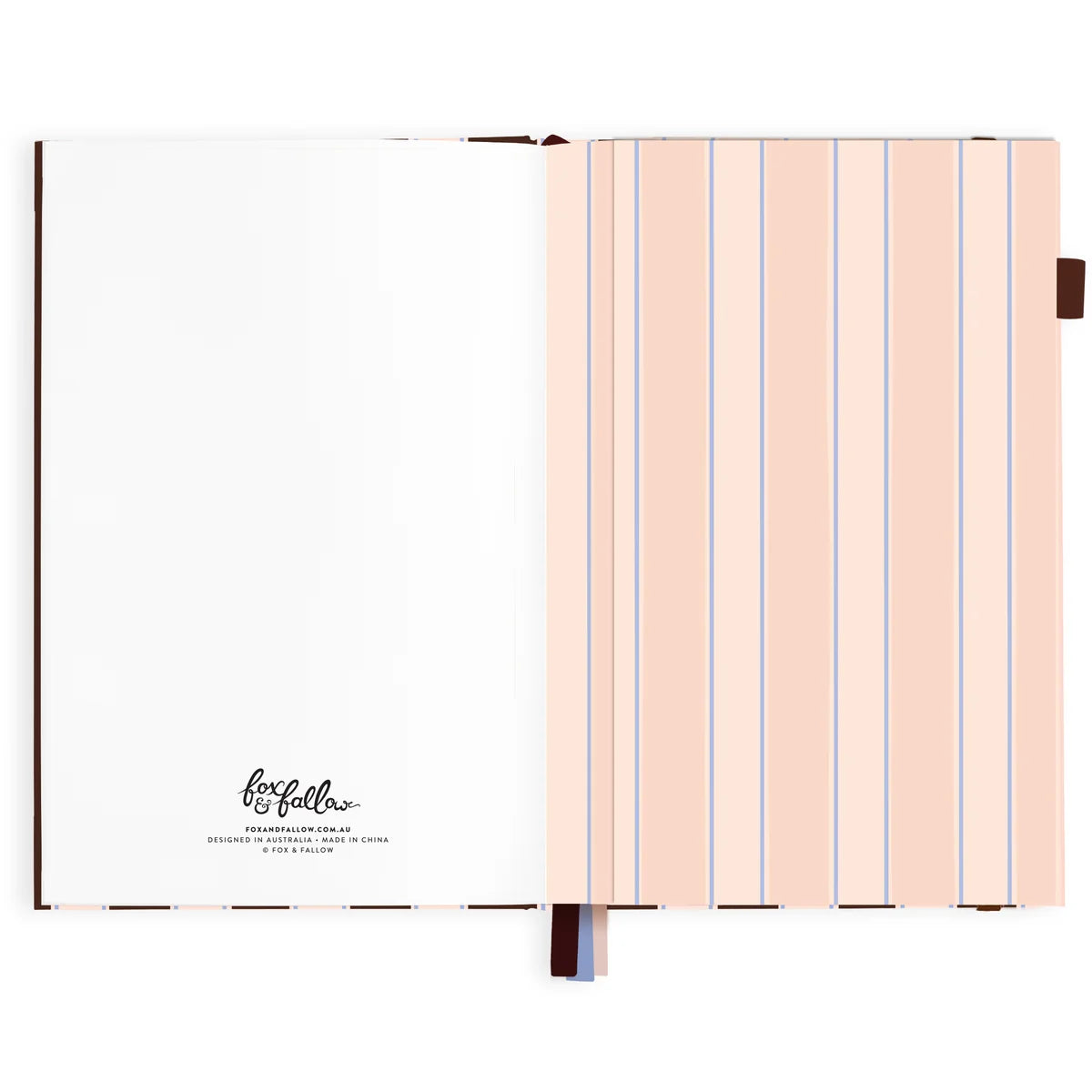 2027 A5 Academic Vertical Planner | Chocolate Stripe