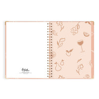 2027 A4 Academic Vertical Planner | Amalfi Peach