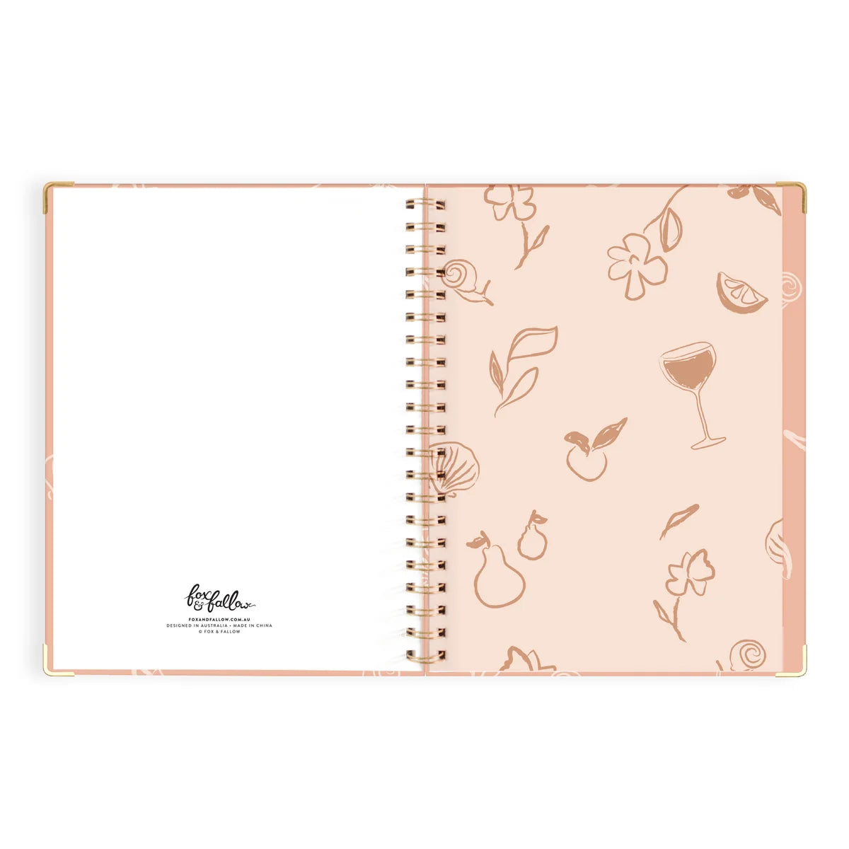 2027 A4 Academic Vertical Planner | Amalfi Peach